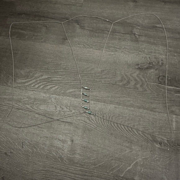 Silver, turquoise body harness - Picture 2 of 4